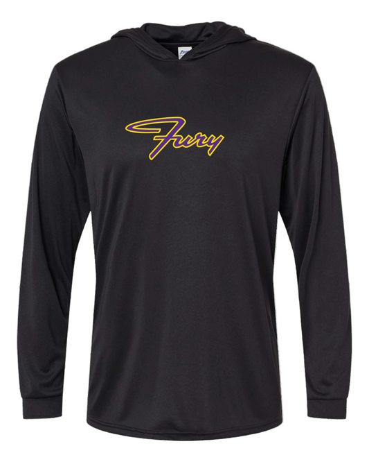 Fury Lightweight Hooded Pullover Black