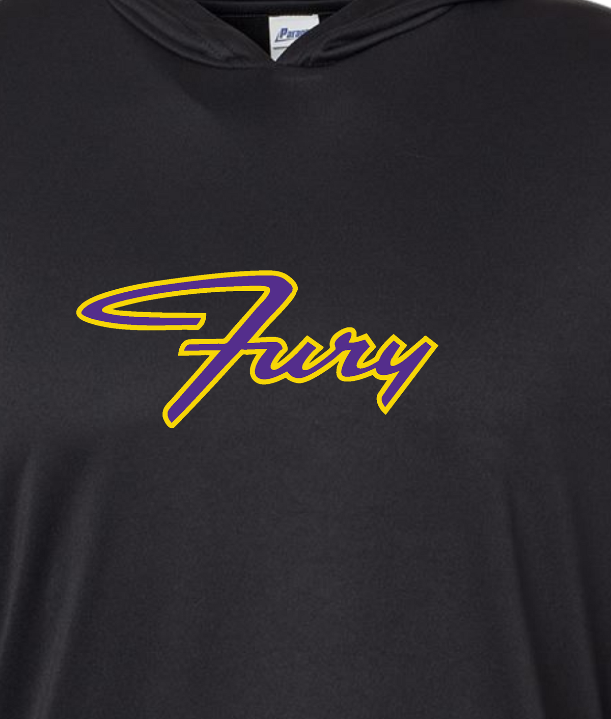 Fury Lightweight Hooded Pullover Black