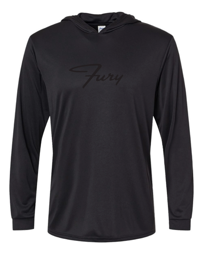 Fury Lightweight Hooded Pullover Black